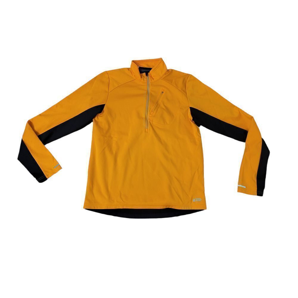 Eastern Mountain Sports Medium 1/4 Zip Pullover Orange NWOT